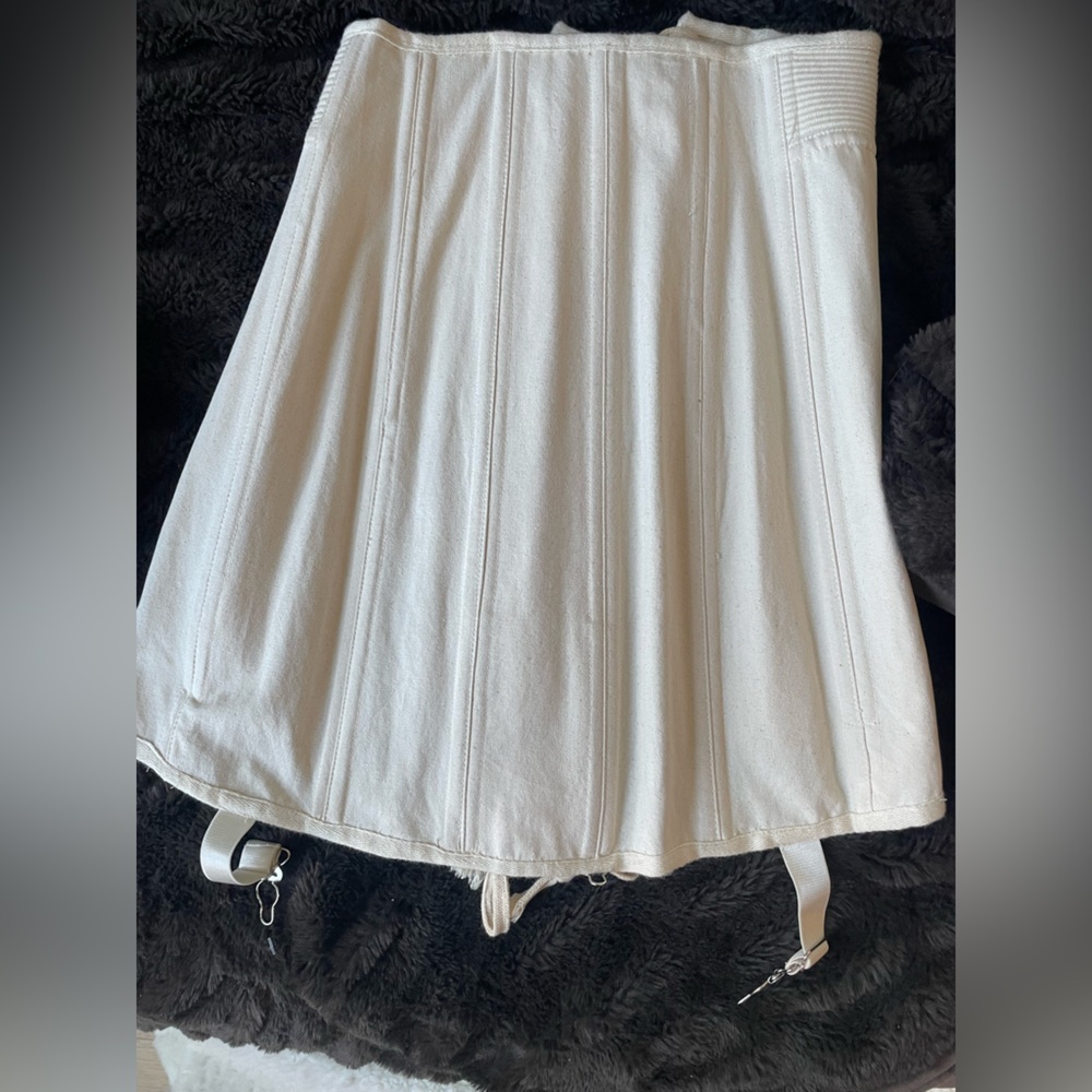 Orseund Iris Gamine Skirt Ivory Size Small - Picture 4 of 4